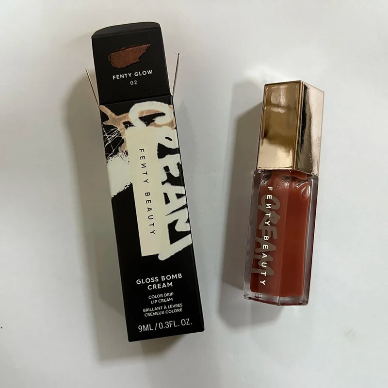 Fenty beauté brillant bombe glaçure à lèvres multicolore humidifier la brillance paillettes lèvres plus dodues maquillage débutant liquide rouge à lèvres maquillage cosmétiques