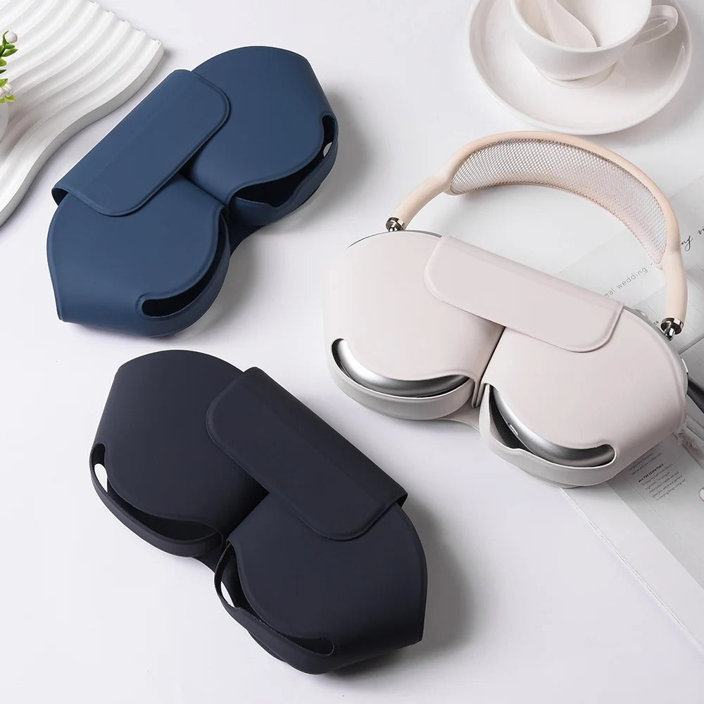 Étui AirPods Max pour écouteurs intelligents, housse de protection pour Apple AirPods Max, étuis en cuir souples, sacs pour écouteurs, accessoires