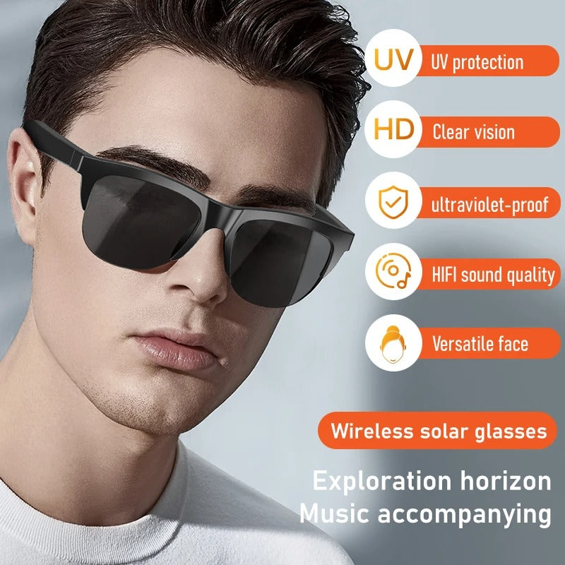 osseuse pour les appels de sports de plein air, lunettes de soleil, écouteurs sans fil d'affaires
