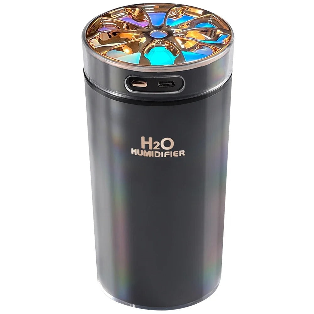Le plus récent humidificateur d'air de voiture USB avec veilleuse colorée 300ml humidificateur sans fil désodorisant de voiture diffuseur d'arôme de voiture à la maison