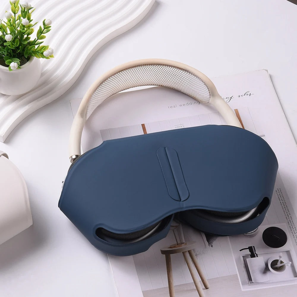 Étui AirPods Max pour écouteurs intelligents, housse de protection pour Apple AirPods Max, étuis en cuir souples, sacs pour écouteurs, accessoires