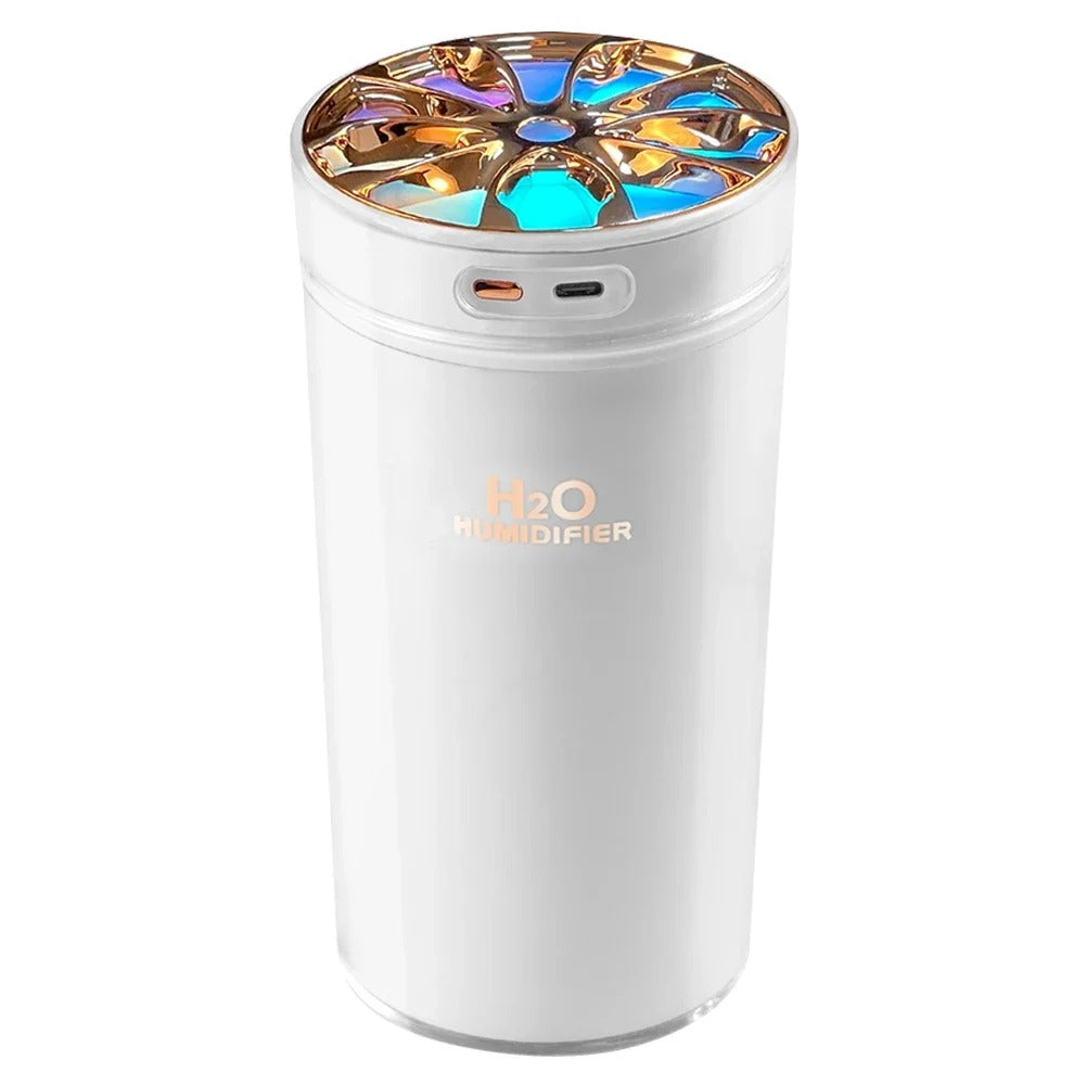 Le plus récent humidificateur d'air de voiture USB avec veilleuse colorée 300ml humidificateur sans fil désodorisant de voiture diffuseur d'arôme de voiture à la maison