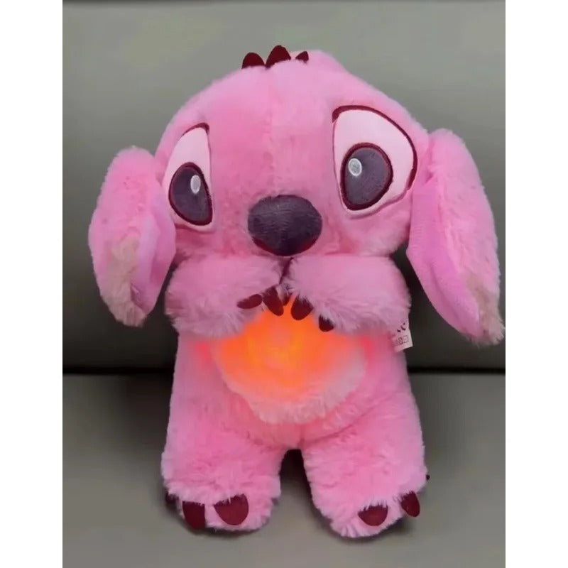 Disney-Peluche Stitch Halloween pour enfants, beurre avec souffle, jouets apaisants pour enfants, jouets de sommeil léger pour bébé Anime, point de Aliments, cadeaux pour enfants